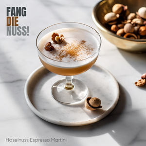espresso haselnuss martini fang die nuss