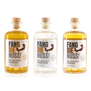 fang die nuss geschenk set haselnuss schnaps walnusslikör