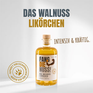 fang die nuss walnuss likör 500ml apotheker flasche info